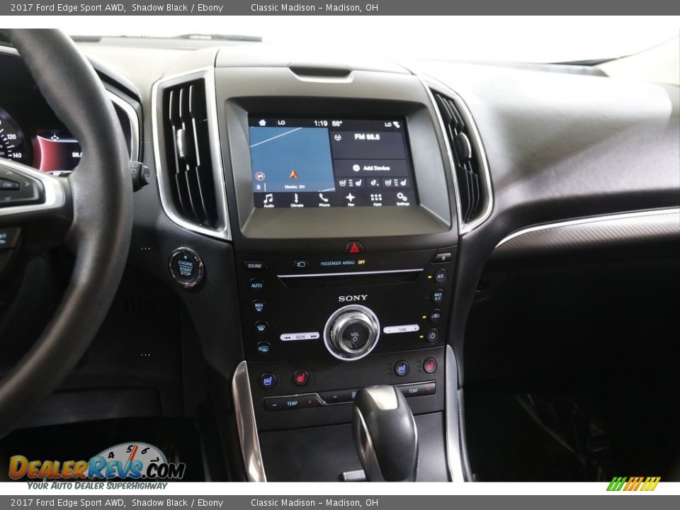 2017 Ford Edge Sport AWD Shadow Black / Ebony Photo #9