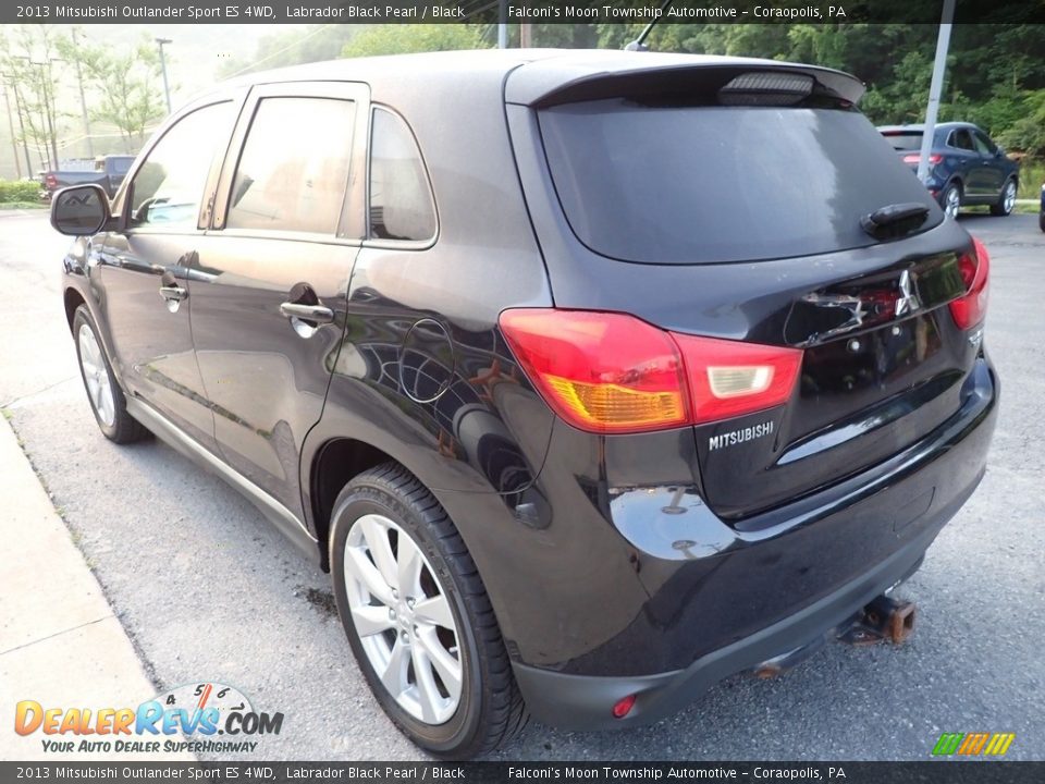 2013 Mitsubishi Outlander Sport ES 4WD Labrador Black Pearl / Black Photo #5