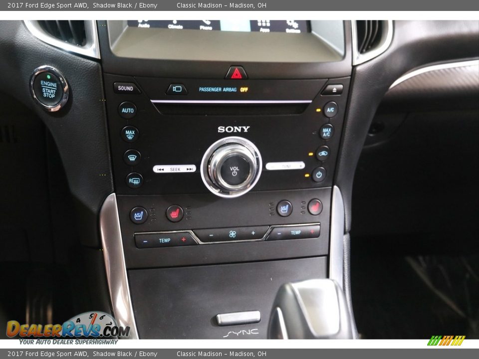 2017 Ford Edge Sport AWD Shadow Black / Ebony Photo #13