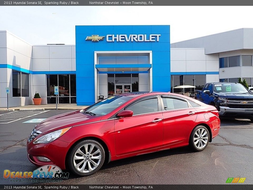 2013 Hyundai Sonata SE Sparkling Ruby / Black Photo #1