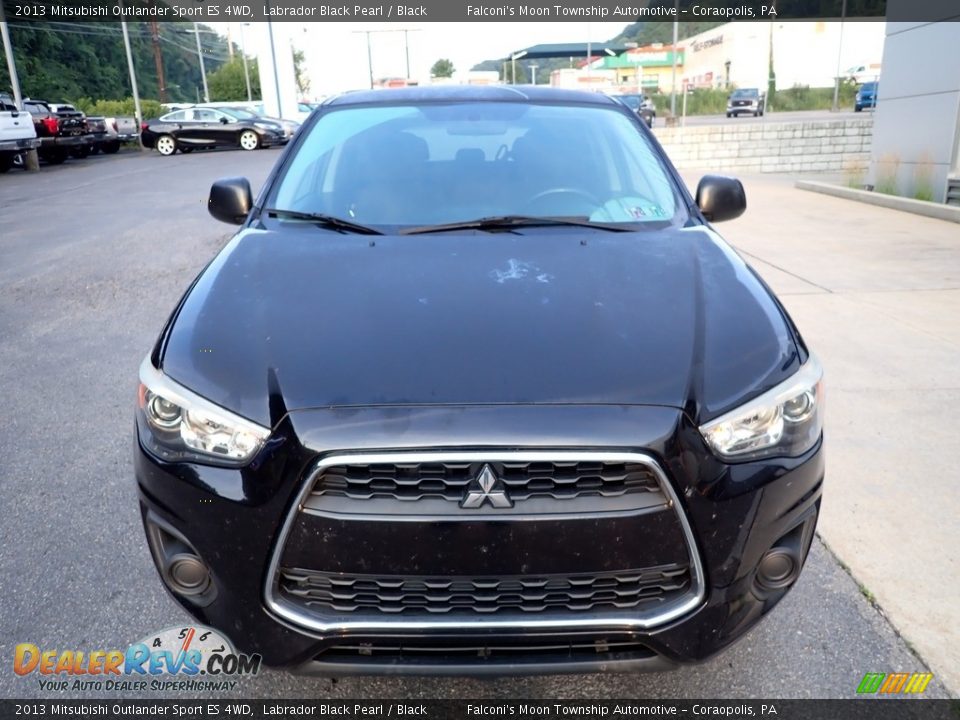 2013 Mitsubishi Outlander Sport ES 4WD Labrador Black Pearl / Black Photo #8