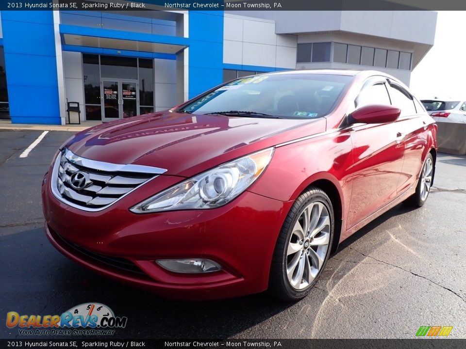 2013 Hyundai Sonata SE Sparkling Ruby / Black Photo #2