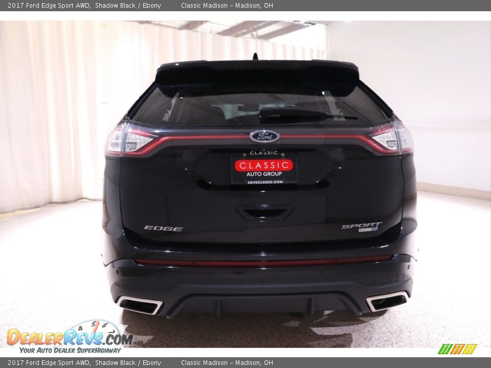 2017 Ford Edge Sport AWD Shadow Black / Ebony Photo #19