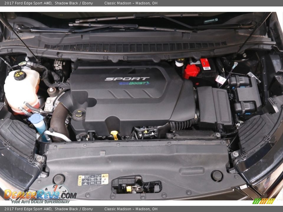 2017 Ford Edge Sport AWD Shadow Black / Ebony Photo #20