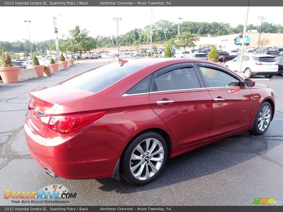 2013 Hyundai Sonata SE Sparkling Ruby / Black Photo #9