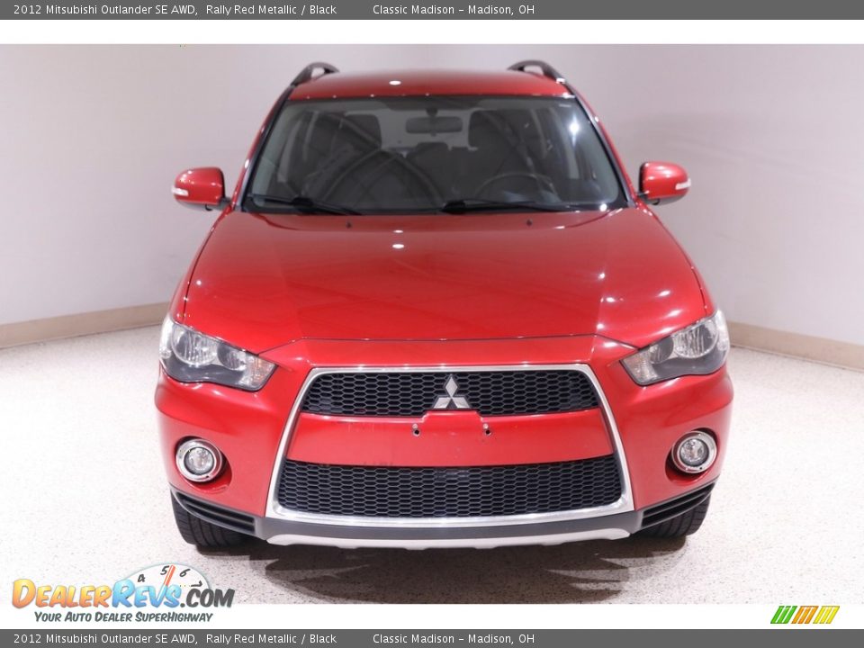 2012 Mitsubishi Outlander SE AWD Rally Red Metallic / Black Photo #2