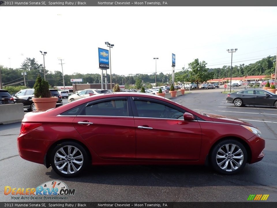 2013 Hyundai Sonata SE Sparkling Ruby / Black Photo #10