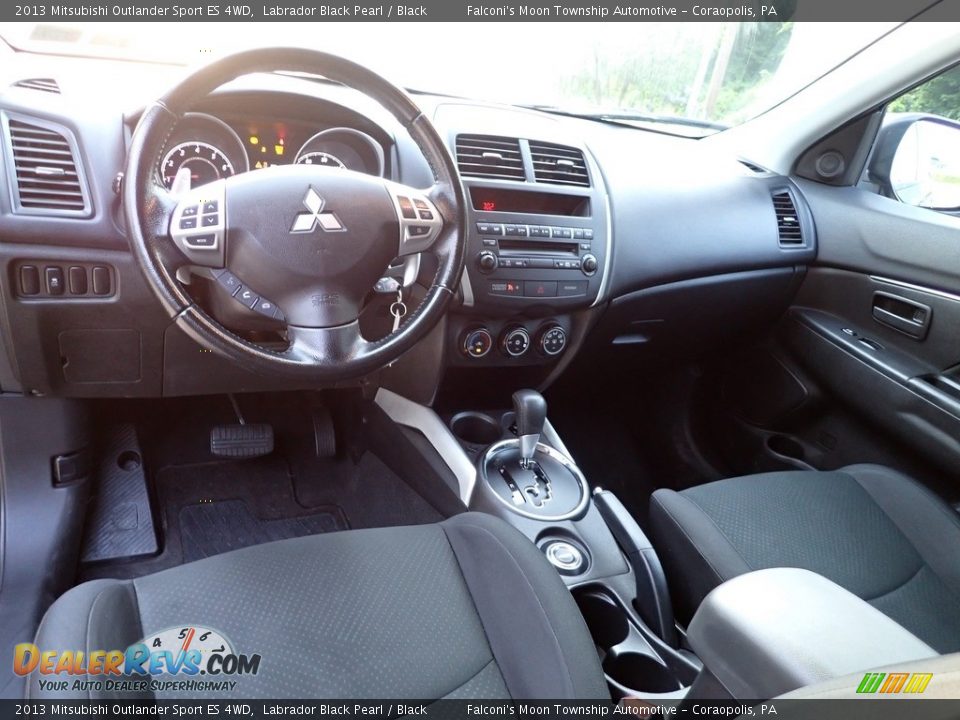 Black Interior - 2013 Mitsubishi Outlander Sport ES 4WD Photo #19