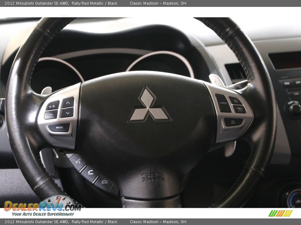 2012 Mitsubishi Outlander SE AWD Rally Red Metallic / Black Photo #6