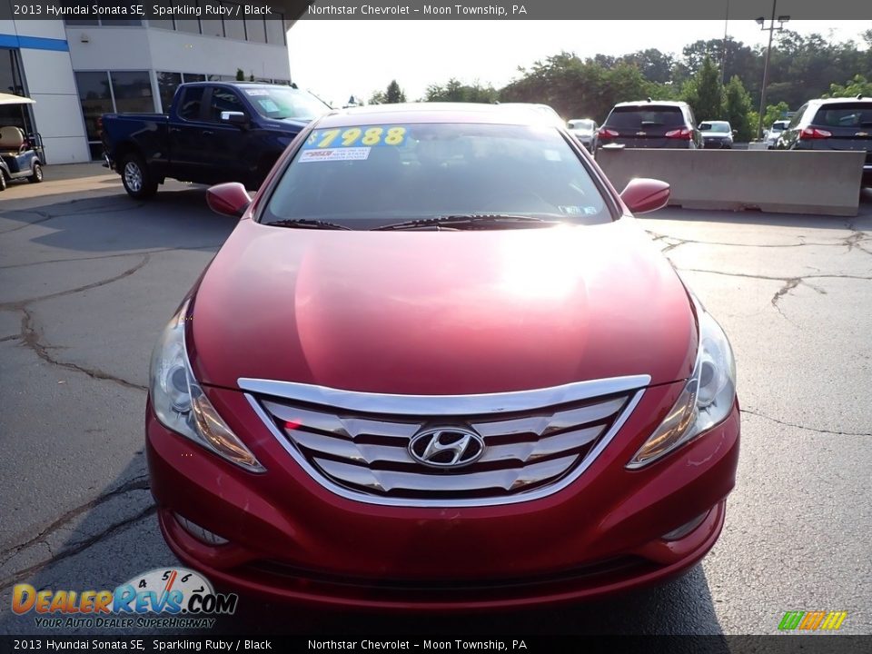 2013 Hyundai Sonata SE Sparkling Ruby / Black Photo #13