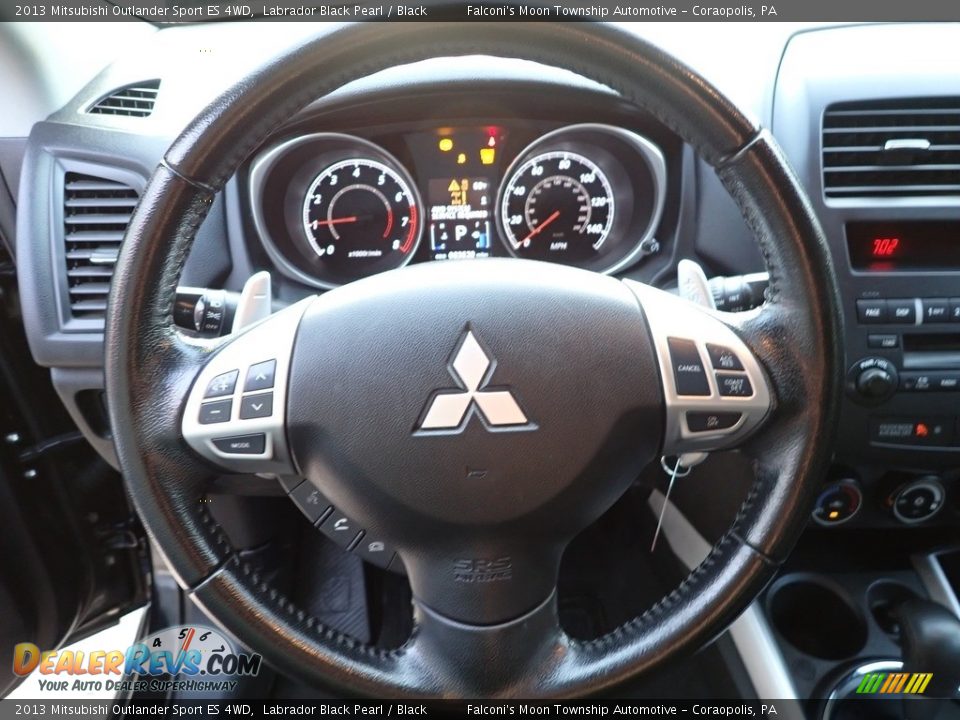 2013 Mitsubishi Outlander Sport ES 4WD Steering Wheel Photo #24