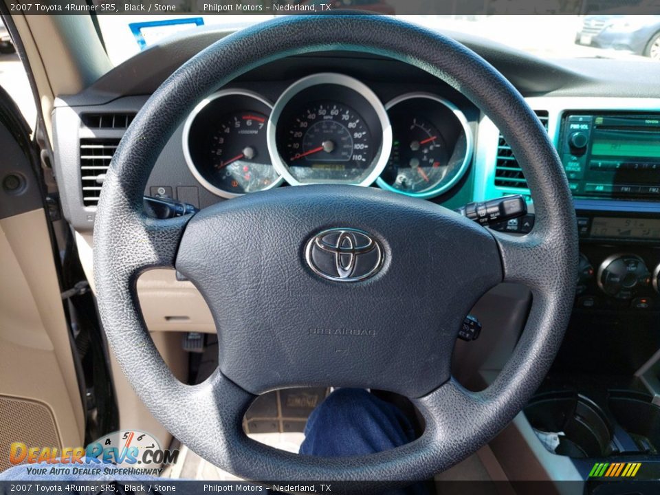 2007 Toyota 4Runner SR5 Black / Stone Photo #15