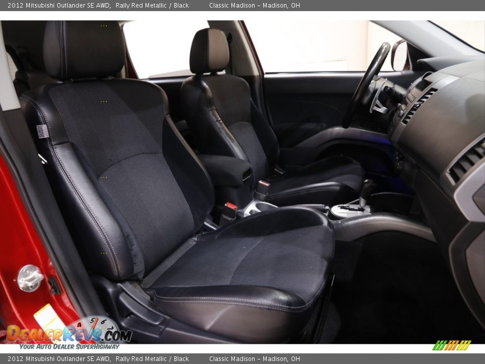 2012 Mitsubishi Outlander SE AWD Rally Red Metallic / Black Photo #11