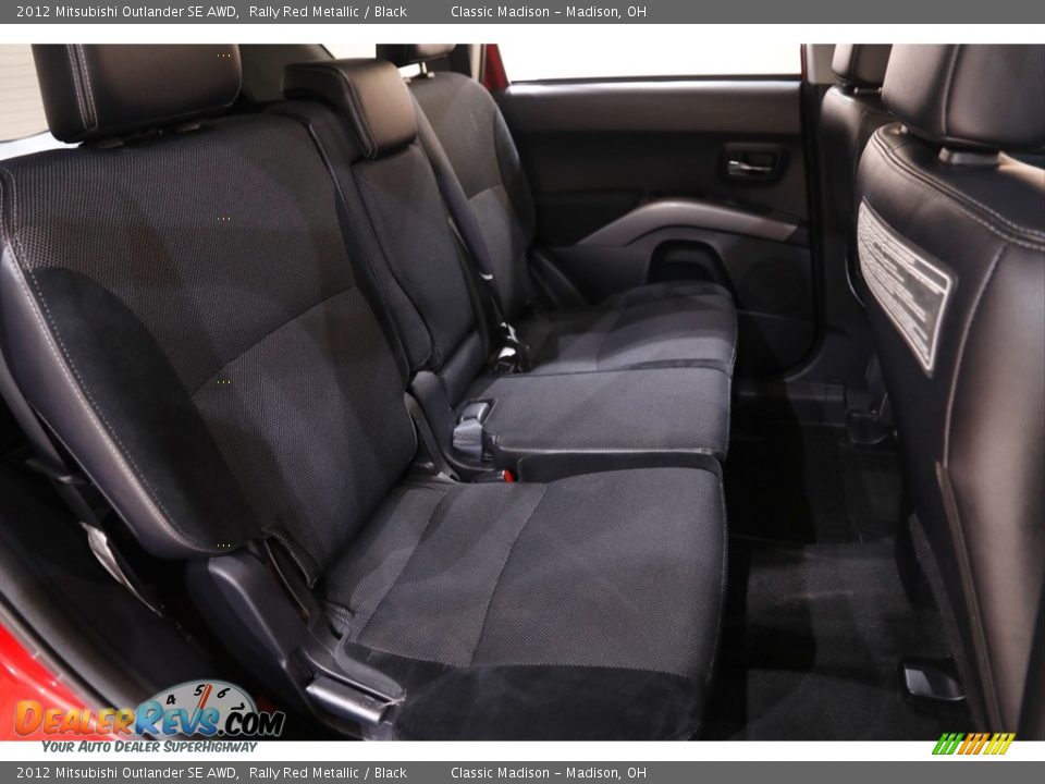 2012 Mitsubishi Outlander SE AWD Rally Red Metallic / Black Photo #12