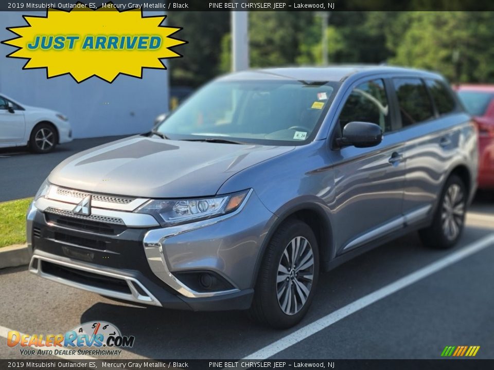 2019 Mitsubishi Outlander ES Mercury Gray Metallic / Black Photo #1