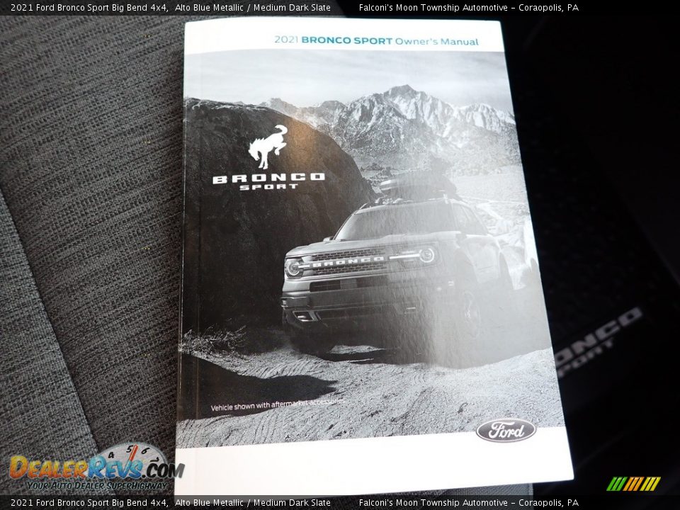 2021 Ford Bronco Sport Big Bend 4x4 Alto Blue Metallic / Medium Dark Slate Photo #14