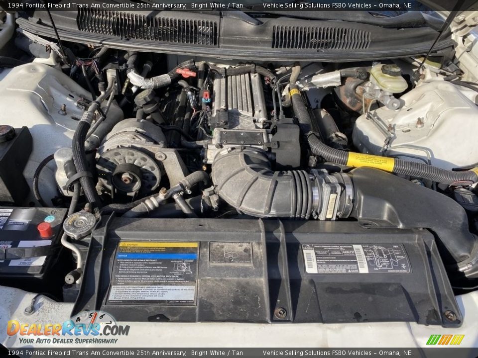 1994 Pontiac Firebird Trans Am Convertible 25th Anniversary 5.7 Liter OHV 16-Valve LT1 V8 Engine Photo #4