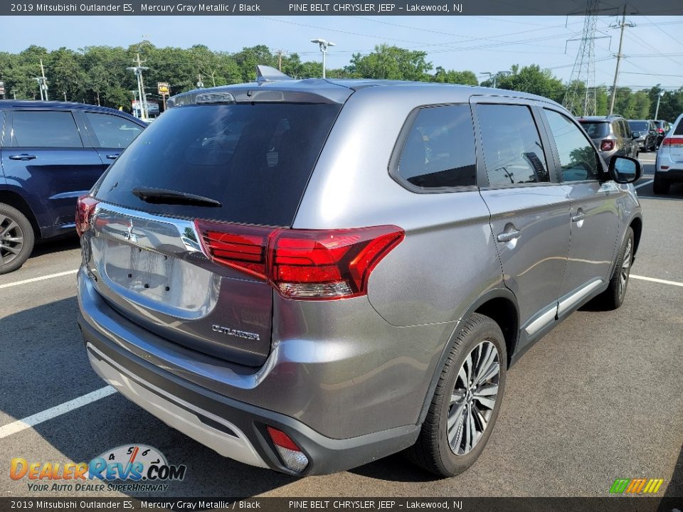 2019 Mitsubishi Outlander ES Mercury Gray Metallic / Black Photo #3