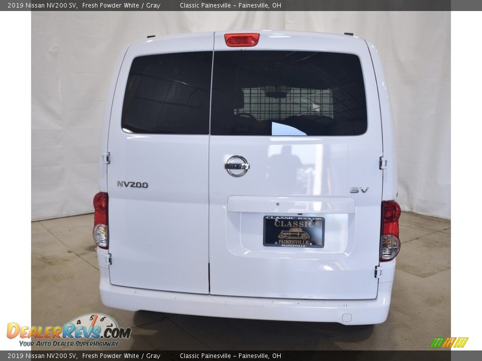 2019 Nissan NV200 SV Fresh Powder White / Gray Photo #3