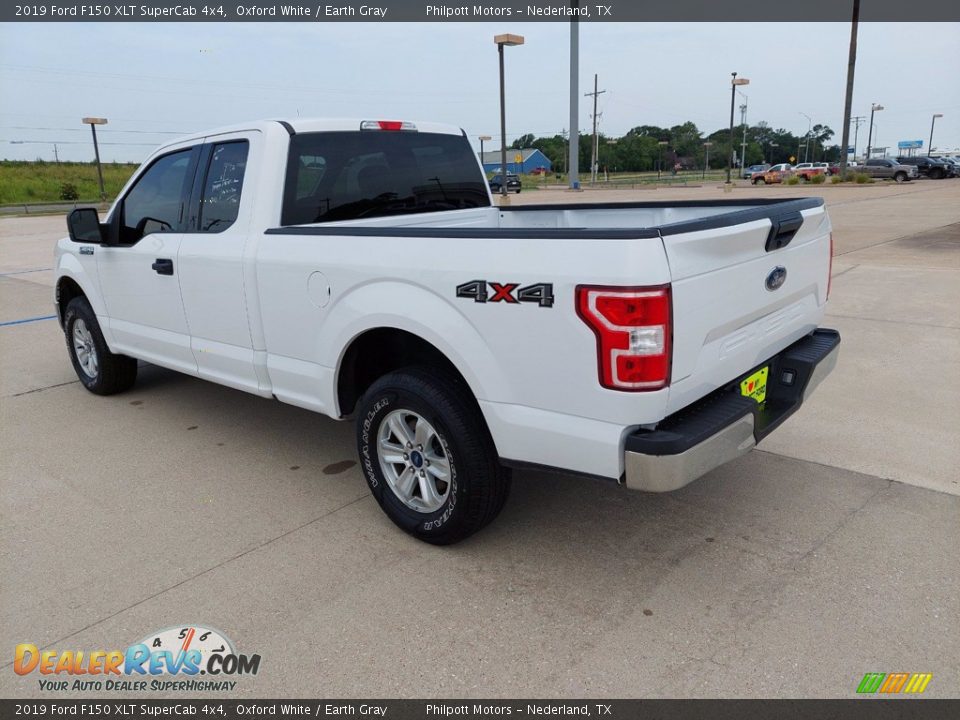 2019 Ford F150 XLT SuperCab 4x4 Oxford White / Earth Gray Photo #5