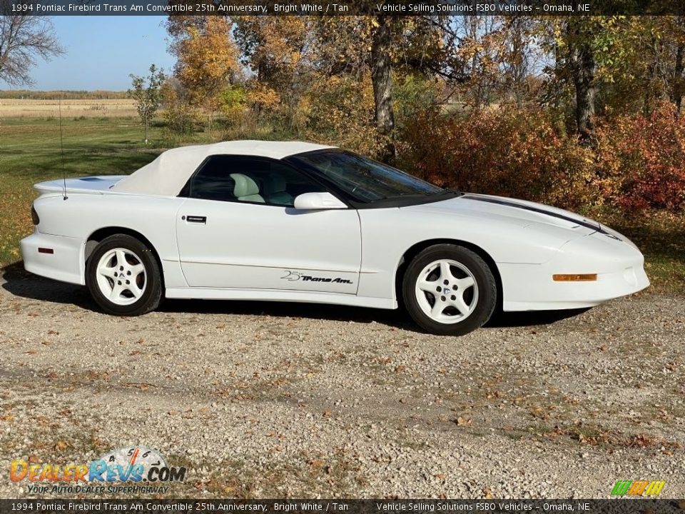 Bright White 1994 Pontiac Firebird Trans Am Convertible 25th Anniversary Photo #9