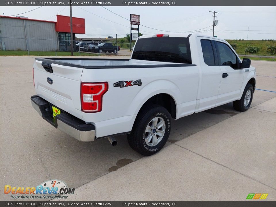 2019 Ford F150 XLT SuperCab 4x4 Oxford White / Earth Gray Photo #7