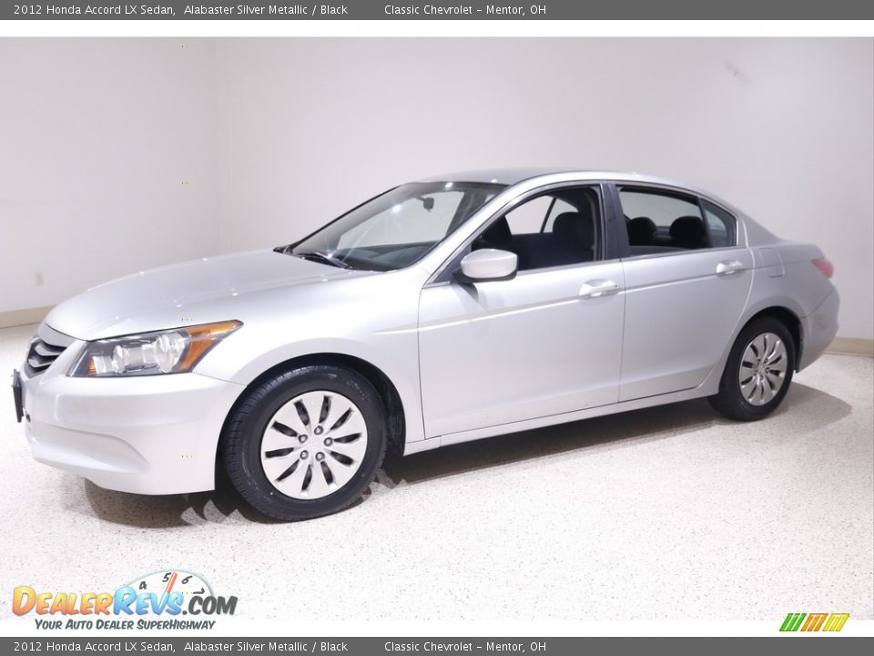 2012 Honda Accord LX Sedan Alabaster Silver Metallic / Black Photo #3