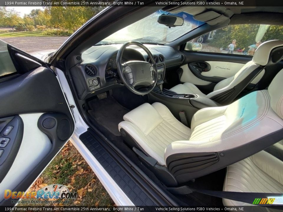 Front Seat of 1994 Pontiac Firebird Trans Am Convertible 25th Anniversary Photo #15