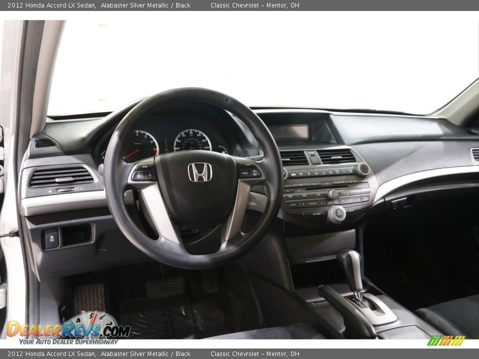 2012 Honda Accord LX Sedan Alabaster Silver Metallic / Black Photo #6