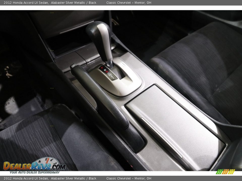 2012 Honda Accord LX Sedan Alabaster Silver Metallic / Black Photo #12