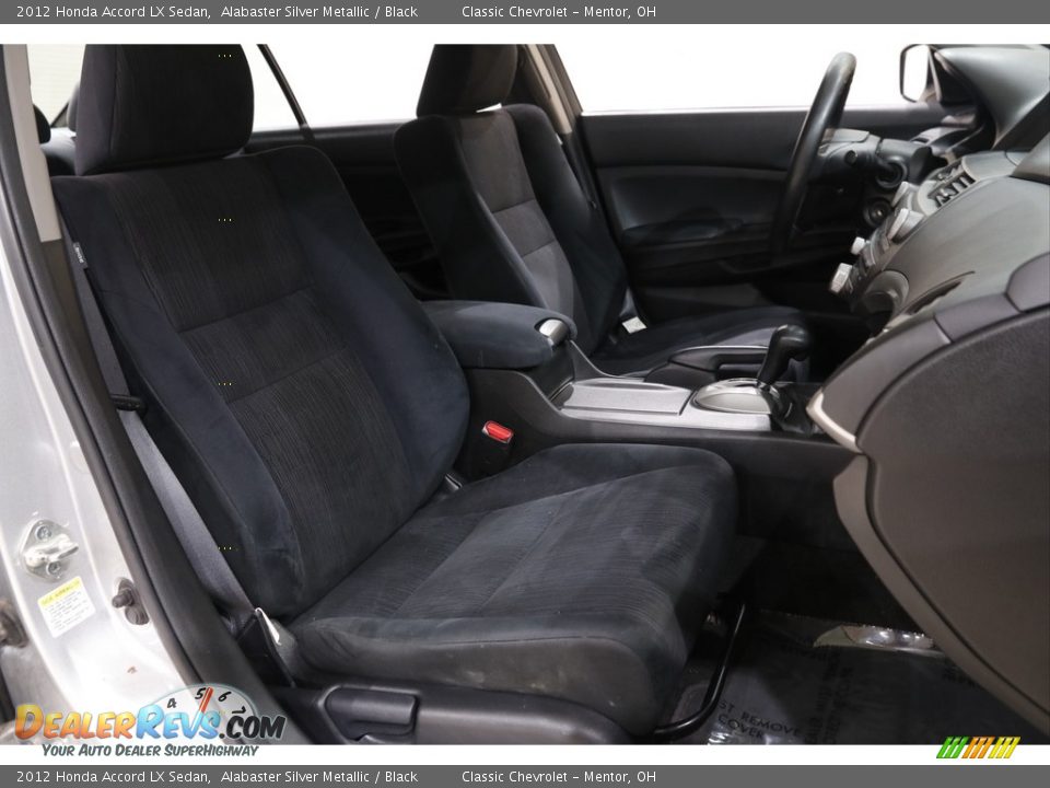 2012 Honda Accord LX Sedan Alabaster Silver Metallic / Black Photo #14
