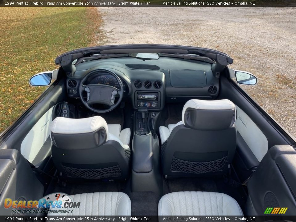 1994 Pontiac Firebird Trans Am Convertible 25th Anniversary Bright White / Tan Photo #23