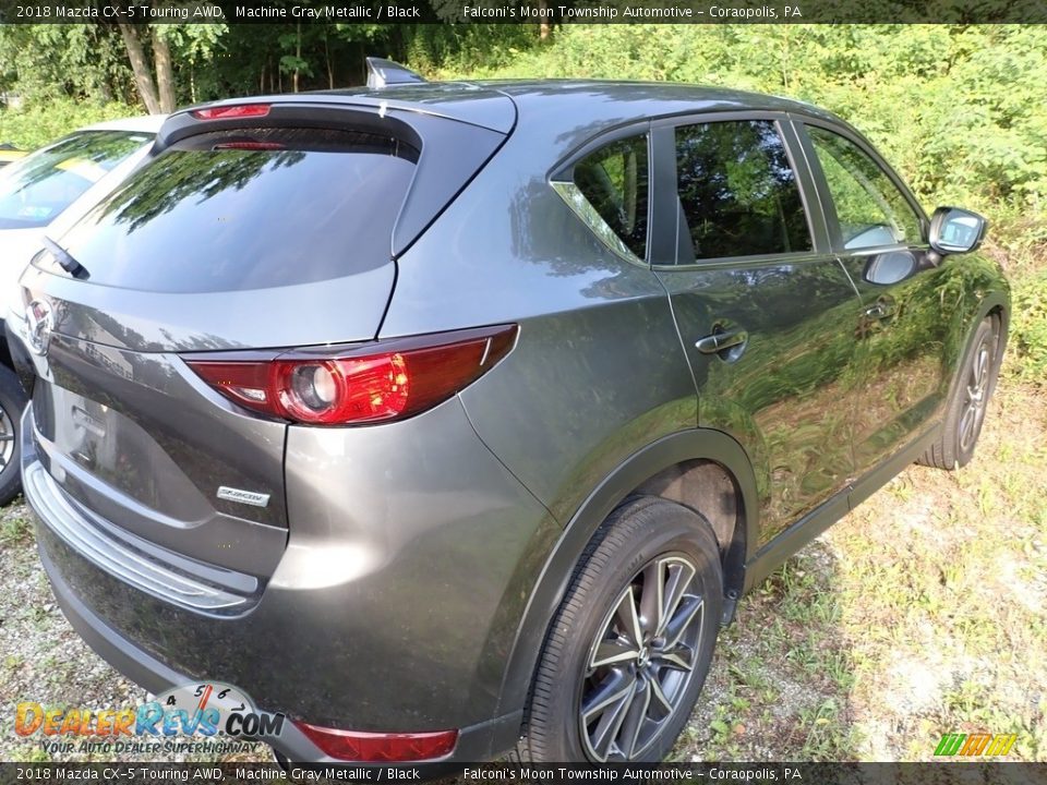 2018 Mazda CX-5 Touring AWD Machine Gray Metallic / Black Photo #4