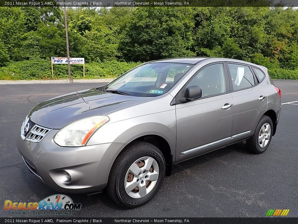 2011 Nissan Rogue S AWD Platinum Graphite / Black Photo #1