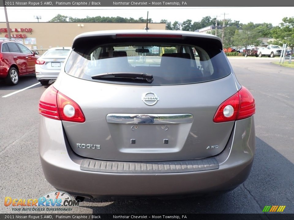 2011 Nissan Rogue S AWD Platinum Graphite / Black Photo #3