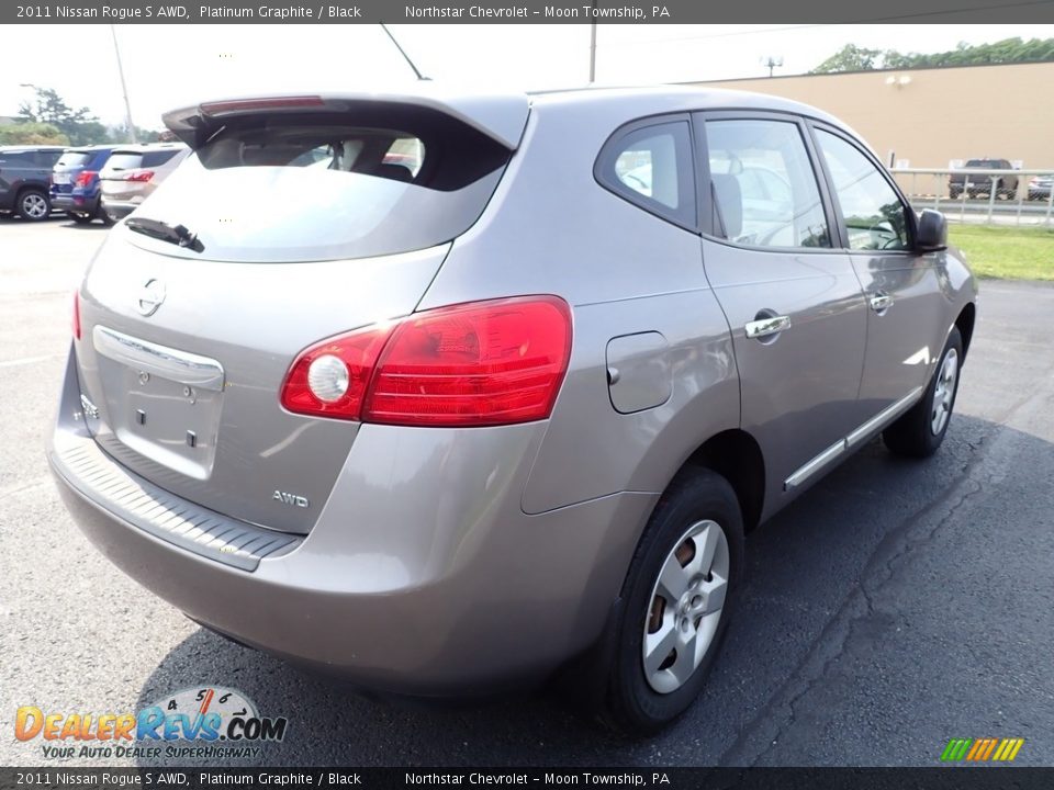 2011 Nissan Rogue S AWD Platinum Graphite / Black Photo #4