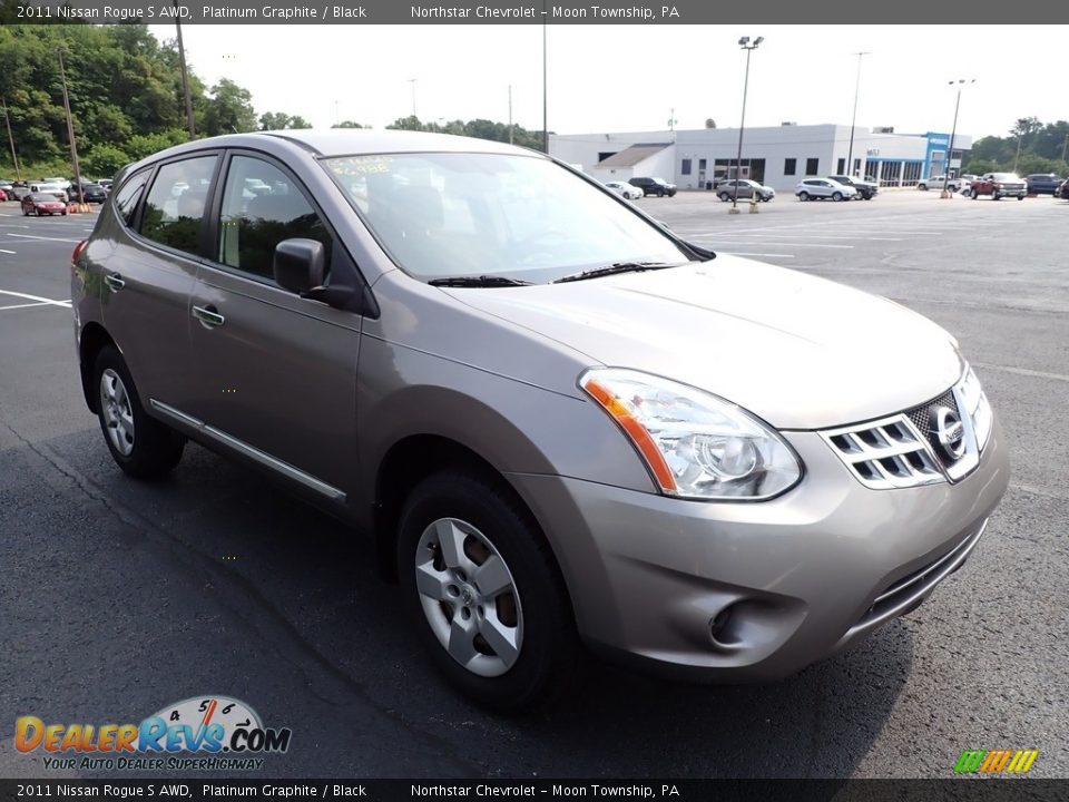 2011 Nissan Rogue S AWD Platinum Graphite / Black Photo #5