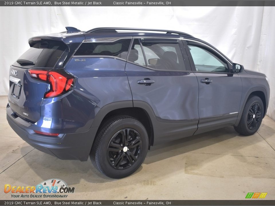2019 GMC Terrain SLE AWD Blue Steel Metallic / Jet Black Photo #2