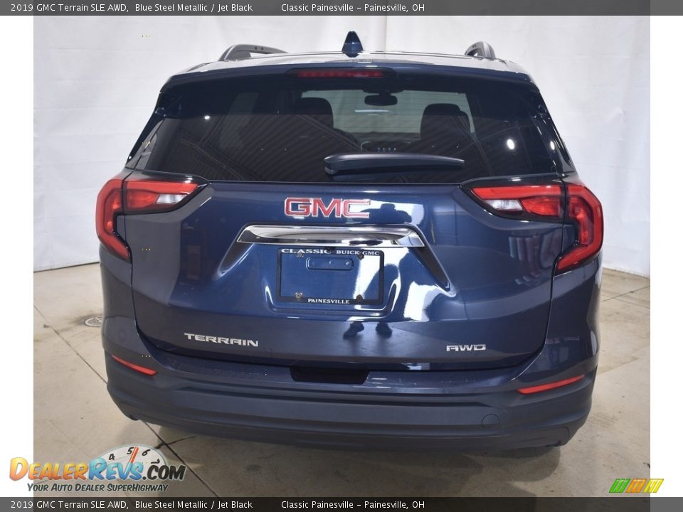 2019 GMC Terrain SLE AWD Blue Steel Metallic / Jet Black Photo #3