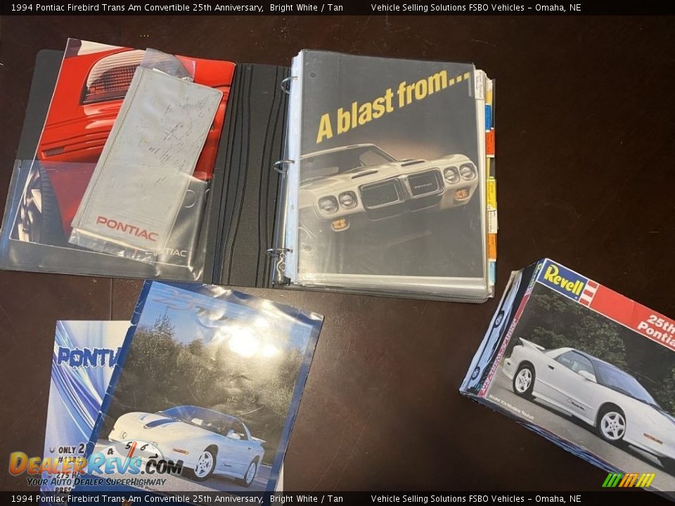 Books/Manuals of 1994 Pontiac Firebird Trans Am Convertible 25th Anniversary Photo #33