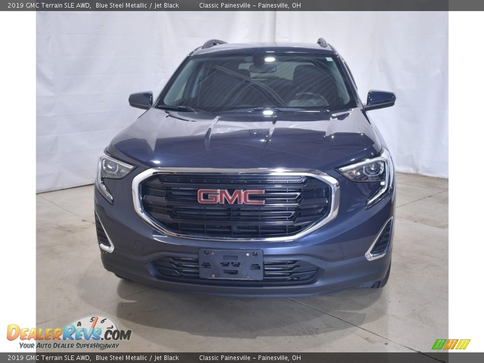 2019 GMC Terrain SLE AWD Blue Steel Metallic / Jet Black Photo #4