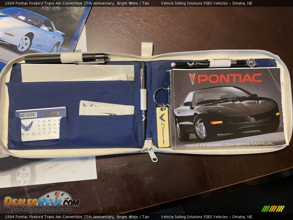 Books/Manuals of 1994 Pontiac Firebird Trans Am Convertible 25th Anniversary Photo #34