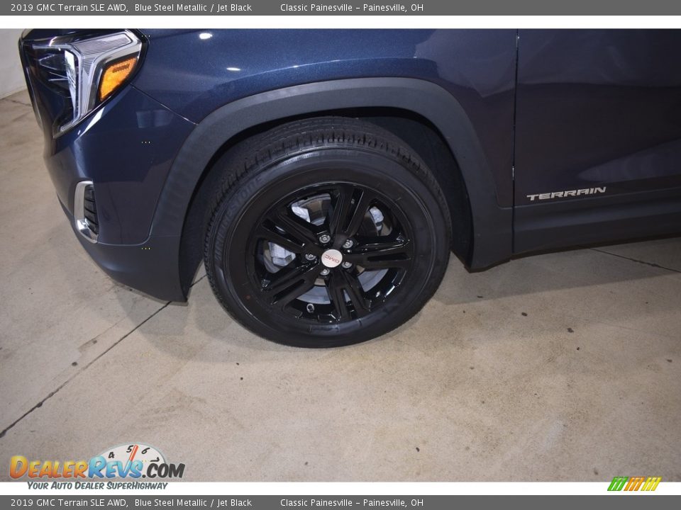 2019 GMC Terrain SLE AWD Blue Steel Metallic / Jet Black Photo #5