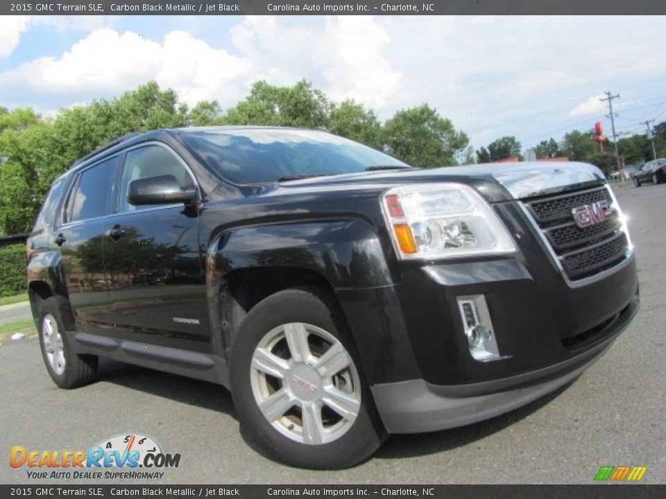 2015 GMC Terrain SLE Carbon Black Metallic / Jet Black Photo #1