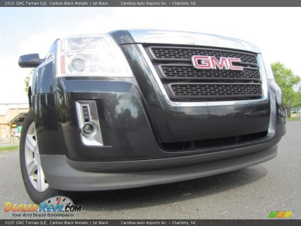 2015 GMC Terrain SLE Carbon Black Metallic / Jet Black Photo #2