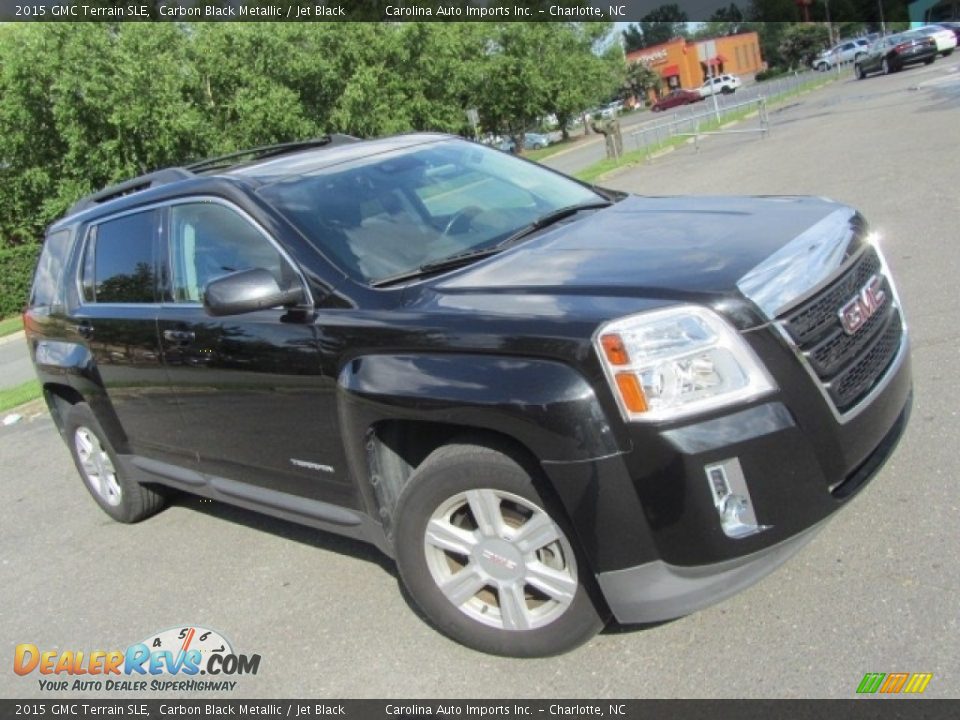 2015 GMC Terrain SLE Carbon Black Metallic / Jet Black Photo #3