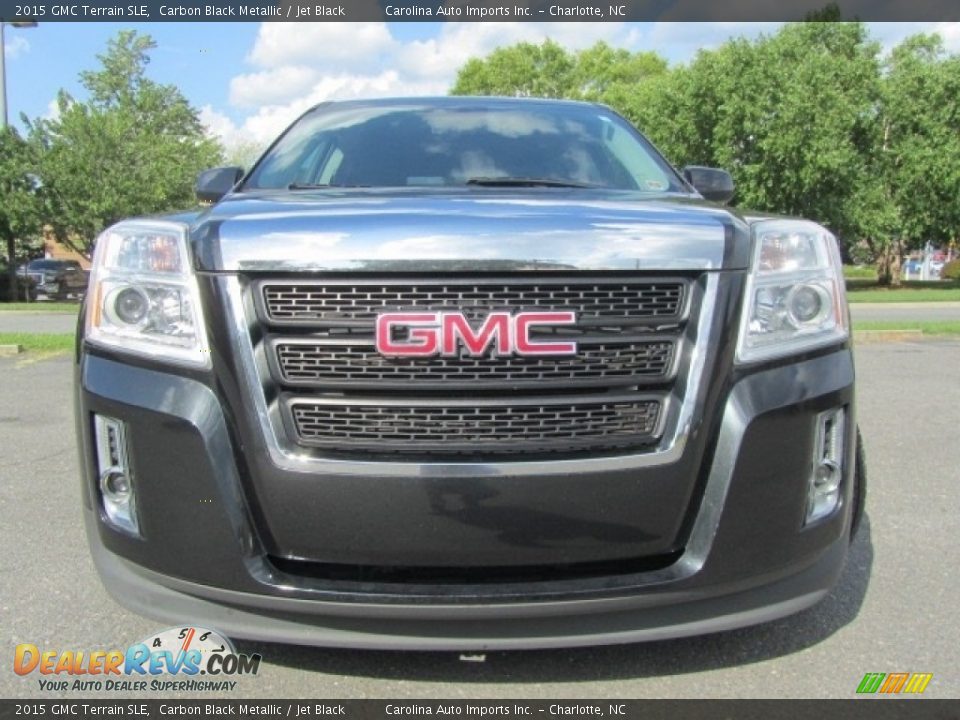 2015 GMC Terrain SLE Carbon Black Metallic / Jet Black Photo #4