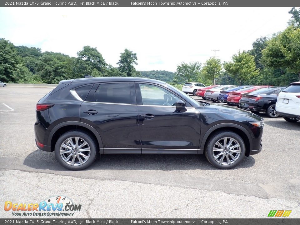 2021 Mazda CX-5 Grand Touring AWD Jet Black Mica / Black Photo #1