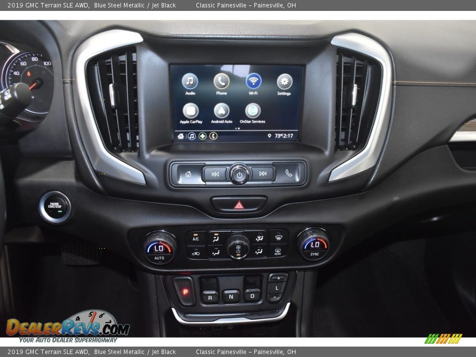 2019 GMC Terrain SLE AWD Blue Steel Metallic / Jet Black Photo #12