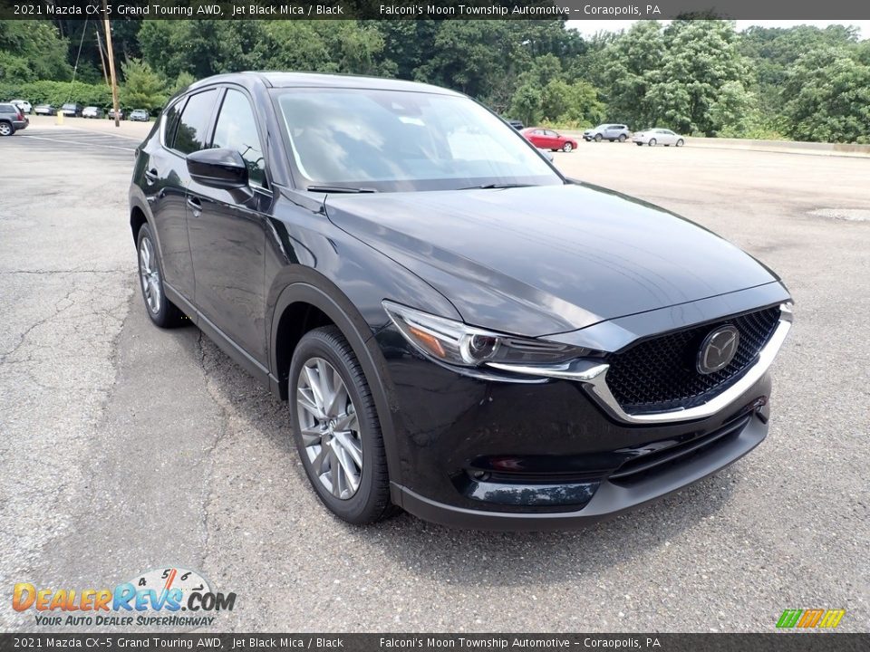 2021 Mazda CX-5 Grand Touring AWD Jet Black Mica / Black Photo #3